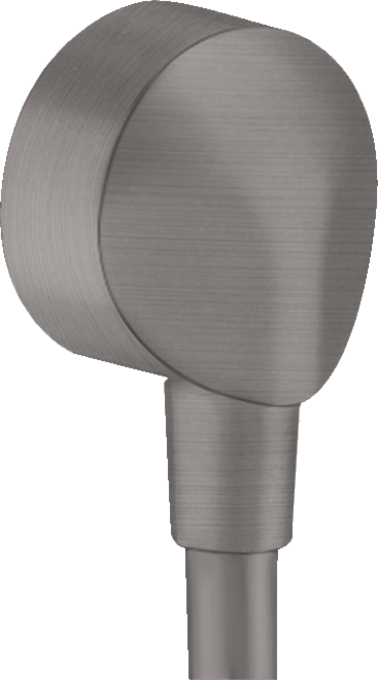 Cút nối tường Hansgrohe FixFit 27454340 Brushed Black Chrome
