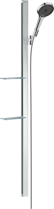 Bộ vòi sen 130 3jet kèm thanh treo Hansgrohe Rainfinity 27674000
