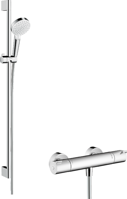 Hệ thống vòi sen lắp nổi Vario Hansgrohe Crometta 27813400 White/Chrome
