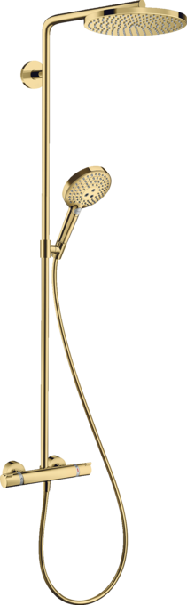 Sen cây Hansgrohe Raindance S 28823990 PowderRain EcoSmart Polished Gold Optic