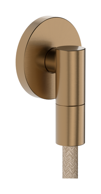 Cút nối tường Hansgrohe FixFit Fine S 28882140 Brushed Bronze