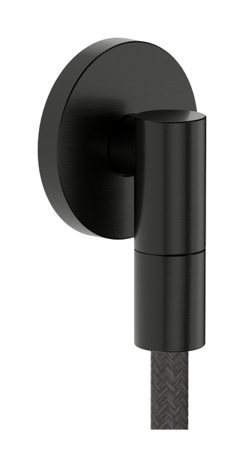 Cút nối tường Hansgrohe FixFit Fine S 28882340 Brushed Black Chrome Cút nối tường Hansgrohe FixFit Fine S 28882340 Brushed Black Chrome