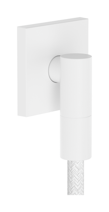 Cút nối tường Hansgrohe FixFit Fine E 28883700 Matt White Cút nối tường Hansgrohe FixFit Fine E 28883700 Matt White