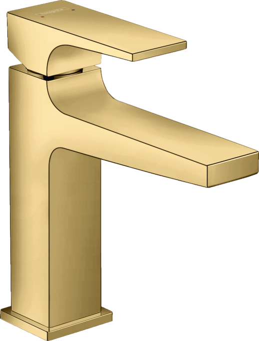 Vòi lavabo gạt đơn Hansgrohe Metropol 32507990 Polished Gold Optic
