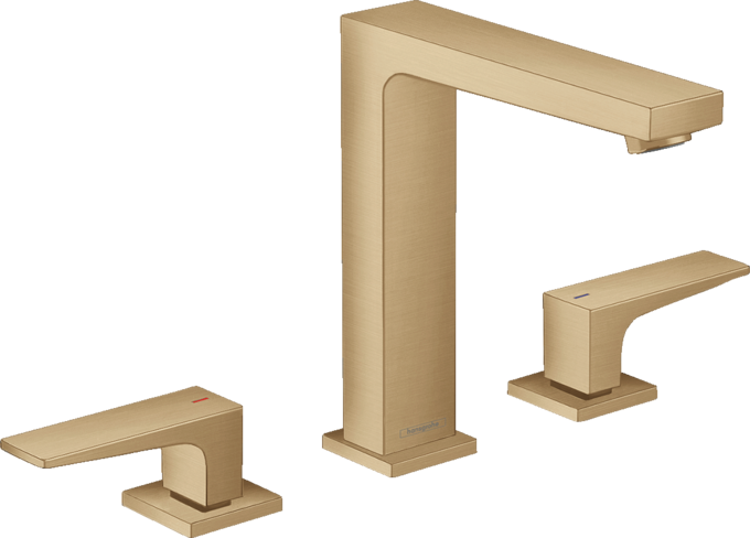 Vòi lavabo 3 lỗ Hansgrohe Metropol 32515140 Brushed Bronze