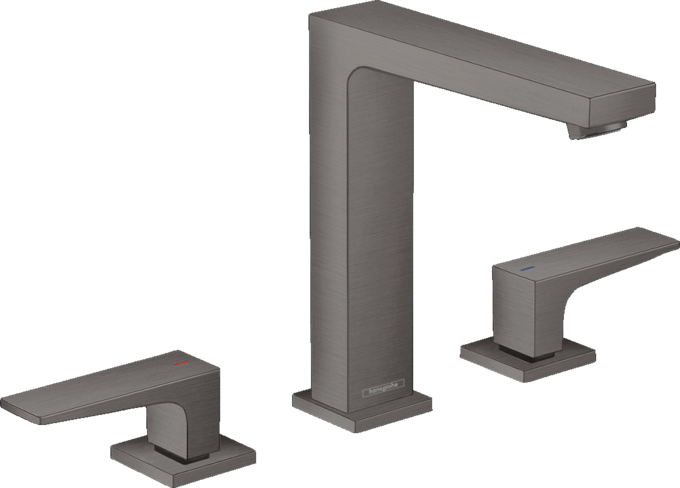 Vòi lavabo 3 lỗ Hansgrohe Metropol 32515340 Brushed Black Chrome
