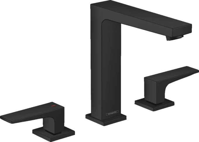 Vòi lavabo 3 lỗ Hansgrohe Metropol 32515670 Matt Black