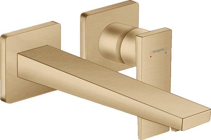 Vòi lavabo gạt đơn Hansgrohe Metropol 32526140 Brushed Bronze