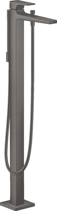 Bộ trộn bồn tắm gạt đơn Hansgrohe Metropol 32532340 Brushed Black Chrome