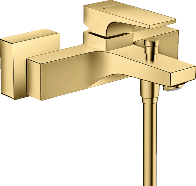Bộ trộn bồn tắm gạt đơn Hansgrohe Metropol 32540990 Polished Gold Optic