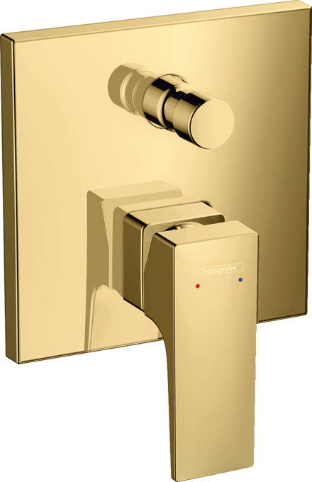Bộ trộn bồn tắm gạt đơn Hansgrohe Metropol 32546990 Polished Gold Optic