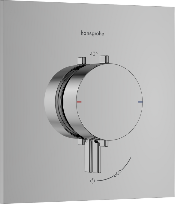 Bộ điều nhiệt âm tường 1 chức năng Hansgrohe Ecostat Comfort E 33710000 Chrome