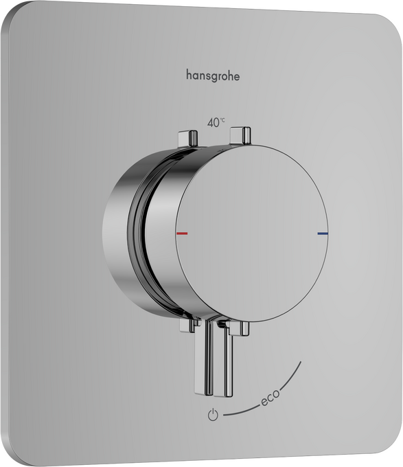 Bộ điều nhiệt âm tường 1 chức năng Hansgrohe Ecostat Comfort Q 33712000 Chrome
