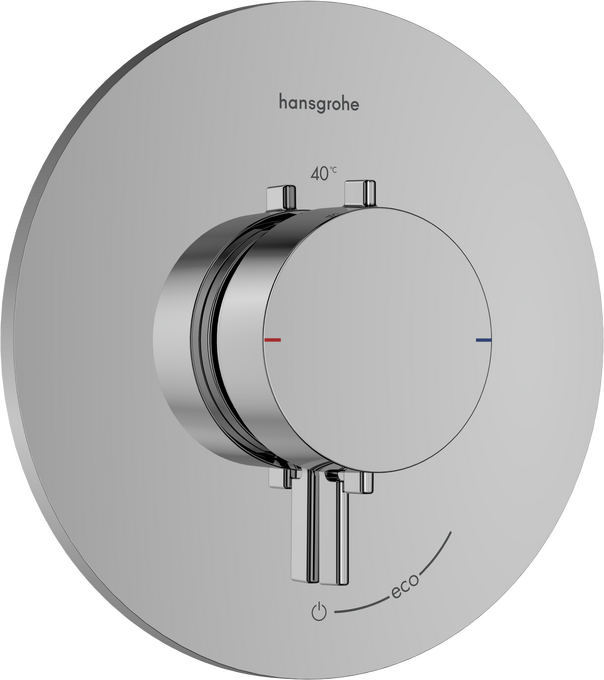 Bộ điều nhiệt âm tường 1 chức năng Hansgrohe Ecostat Comfort S 33714000 Chrome