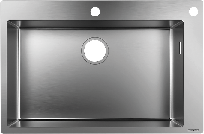 Chậu rửa bát âm bàn Hansgrohe S71 43308800 Stainless Steel