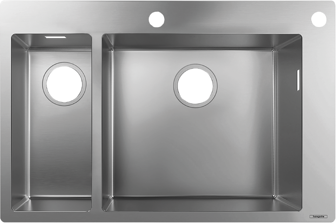 Chậu rửa bát âm bàn Hansgrohe S71 43310800 Stainless Steel