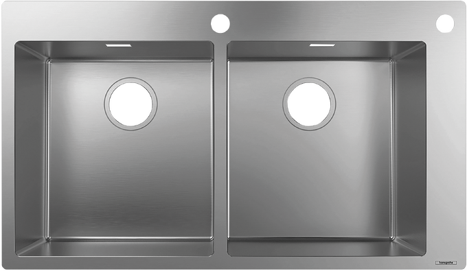 Chậu rửa bát âm bàn Hansgrohe S71 43311800 Stainless Steel