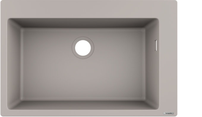 Chậu rửa bát âm bàn Hansgrohe S51 43313380 Concretegrey