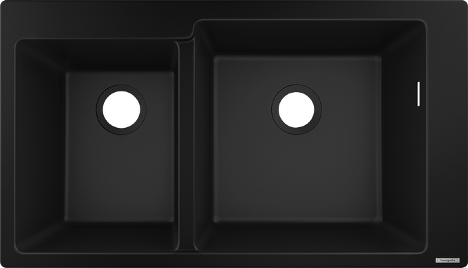 Chậu rửa bát âm bàn Hansgrohe S51 43317170 Graphiteblack