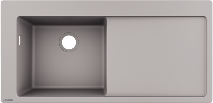 Chậu rửa bát âm bàn Hansgrohe S51 43330380 Concretegrey
