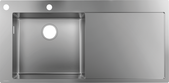 Chậu rửa bát âm bàn Hansgrohe S71 43332800 Stainless Steel