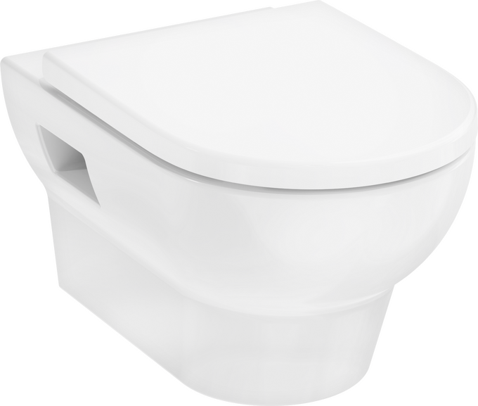 Nắp bồn cầu Hansgrohe GladeLake S 60201450 AquaChannel White
