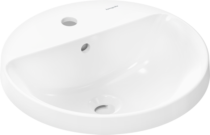 Lavabo đặt bàn Hansgrohe Xuniva S 61056450 SmartClean White