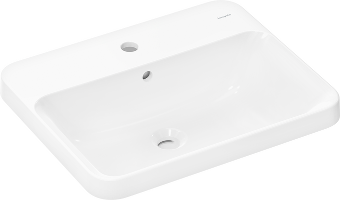 Lavabo đặt bàn Hansgrohe Xuniva Q 61068450 SmartClean White