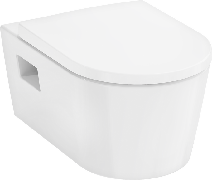 Bồn cầu treo tường Hansgrohe EluPura Original S 61180450 SmartClean AquaChannel White
