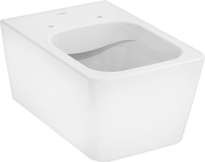 Bồn cầu treo tường Hansgrohe EluPura Q 62022450 AquaFall HygieneEffect White