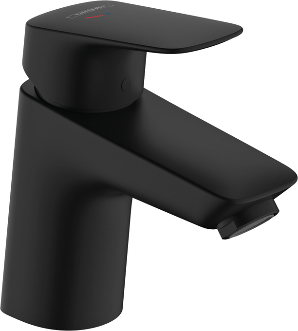 Vòi lavabo gạt đơn Hansgrohe Logis 71072670 CoolStart Matt Black