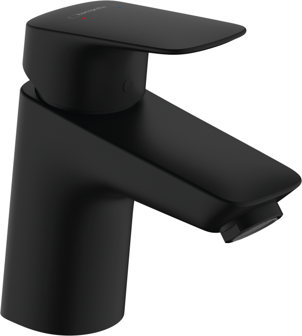 Vòi lavabo gạt đơn Hansgrohe Logis 71077670 Matt Black