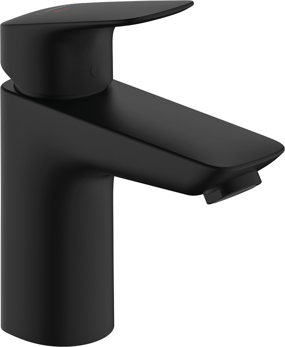 Vòi lavabo gạt đơn Hansgrohe Logis 71103670 CoolStart Matt Black
