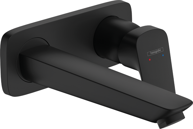 Vòi lavabo gạt đơn Hansgrohe Logis 71220670 Matt Black