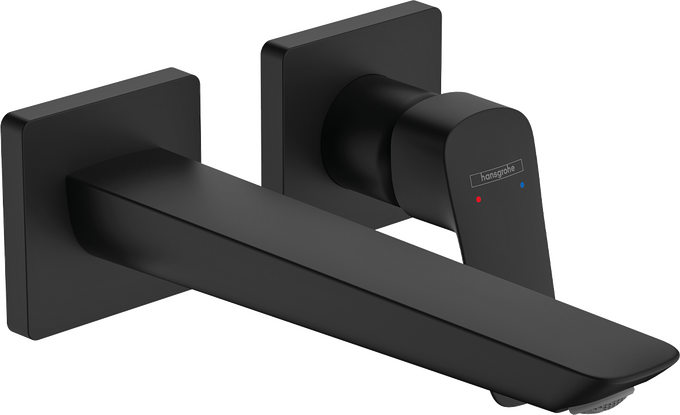 Vòi lavabo gạt đơn Hansgrohe Logis Q 71256670 Matt Black