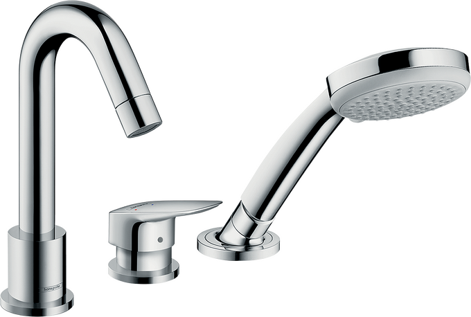 Bộ trộn bồn tắm gạt đơn Hansgrohe Logis 71310000 Chrome