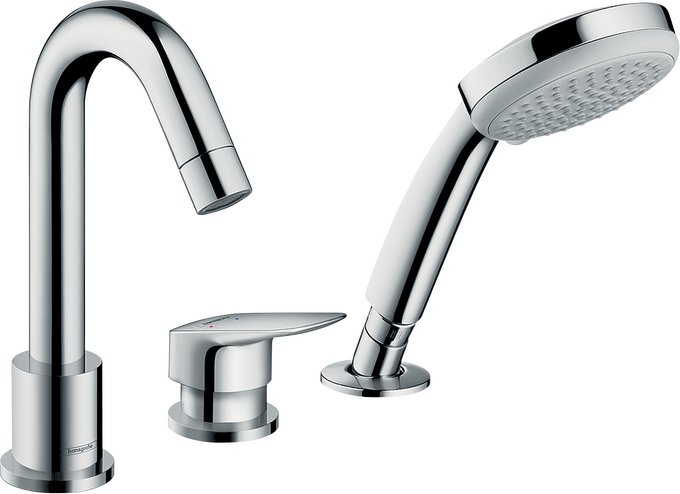Bộ trộn bồn tắm gạt đơn Hansgrohe Logis 71313000 Chrome