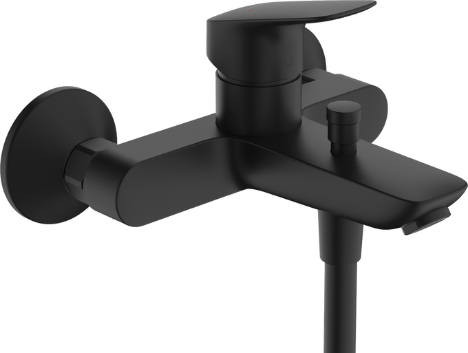 Bộ trộn bồn tắm gạt đơn Hansgrohe Logis 71401670 Matt Black