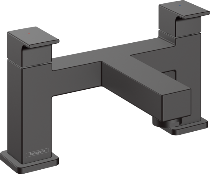 Bộ trộn bồn tắm gắn thành Hansgrohe Vernis Shape 71452670 Matt Black