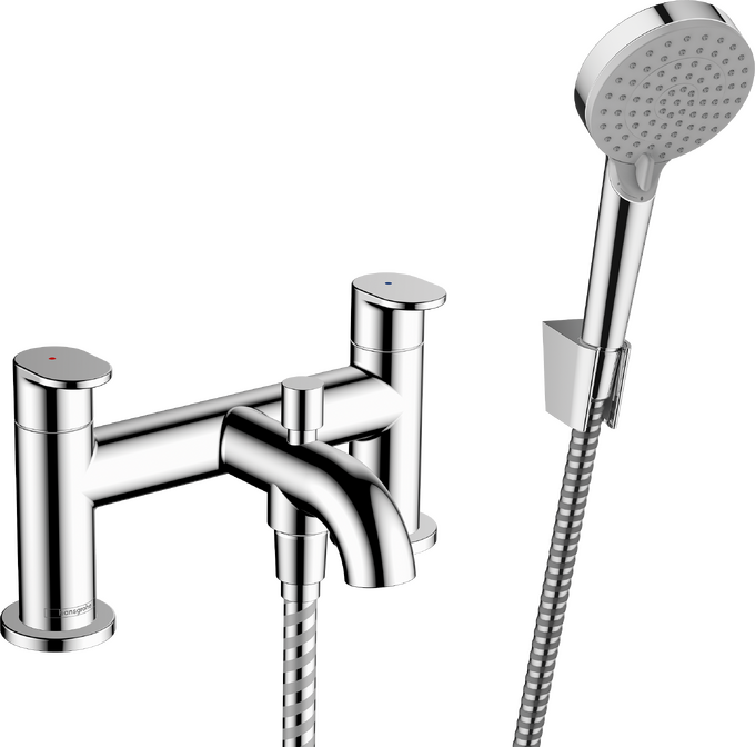 Bộ trộn bồn tắm gắn thành Hansgrohe Vernis Blend 71461000 Chrome
