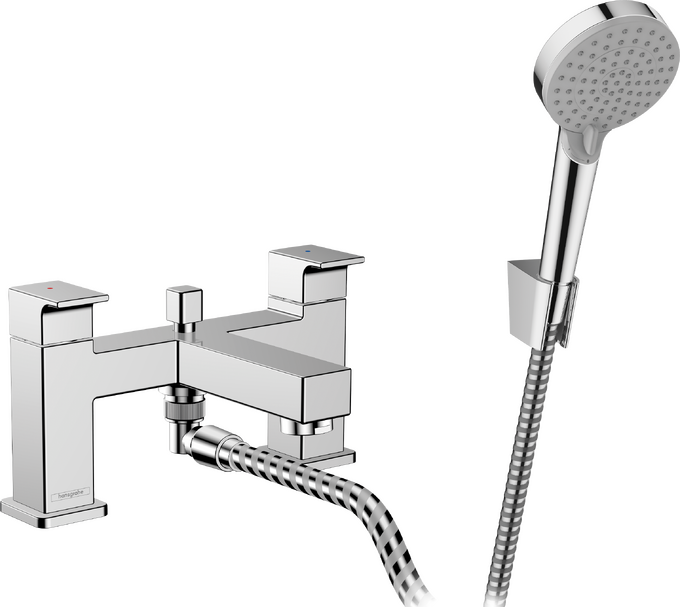 Bộ trộn bồn tắm gắn thành Hansgrohe Vernis Shape 71462000 Chrome