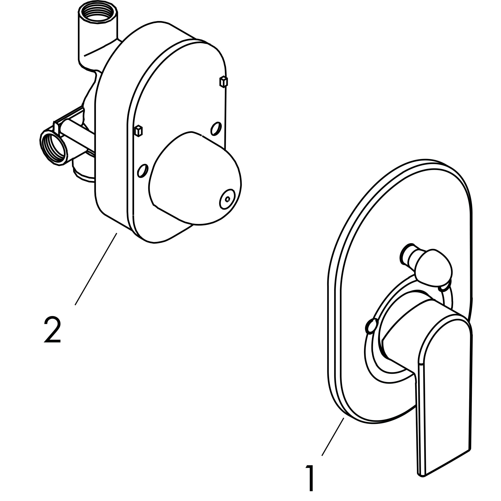 Sơ đồ phụ kiện Hansgrohe Vernis Shape 71472000 Chrome