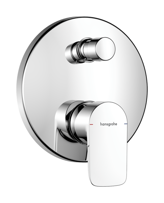 Bộ trộn bồn tắm gạt đơn Hansgrohe Neovis Q 71483000 Chrome Bộ trộn bồn tắm gạt đơn Hansgrohe Neovis Q 71483000 Chrome