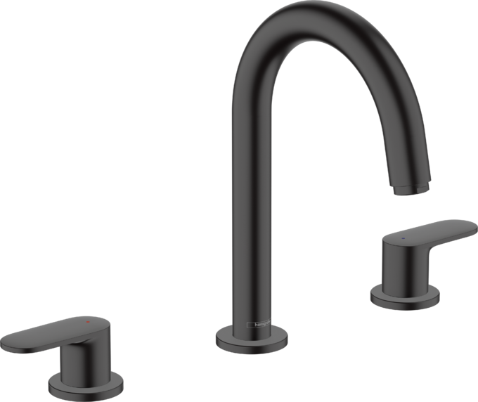Vòi lavabo 3 lỗ Hansgrohe Vernis Blend 71553670 Matt Black