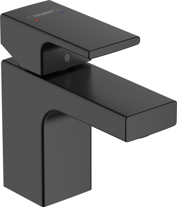 Vòi lavabo gạt đơn Hansgrohe Vernis Shape 71560670 Matt Black