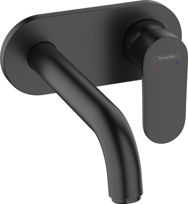 Vòi lavabo gạt đơn Hansgrohe Vernis Blend 71576670 Matt Black