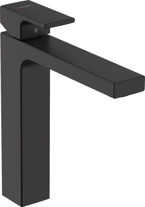 Vòi lavabo gạt đơn Hansgrohe Vernis Shape 71591670 Matt Black
