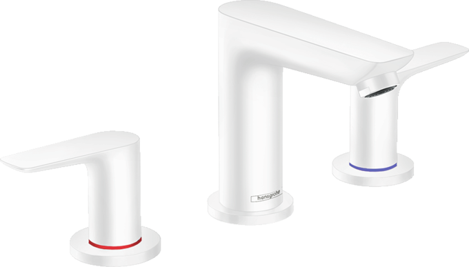 Vòi lavabo 3 lỗ Hansgrohe Talis E 71733700 Matt White