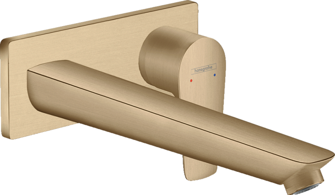 Vòi lavabo gạt đơn Hansgrohe Talis E 71734140 Brushed Bronze