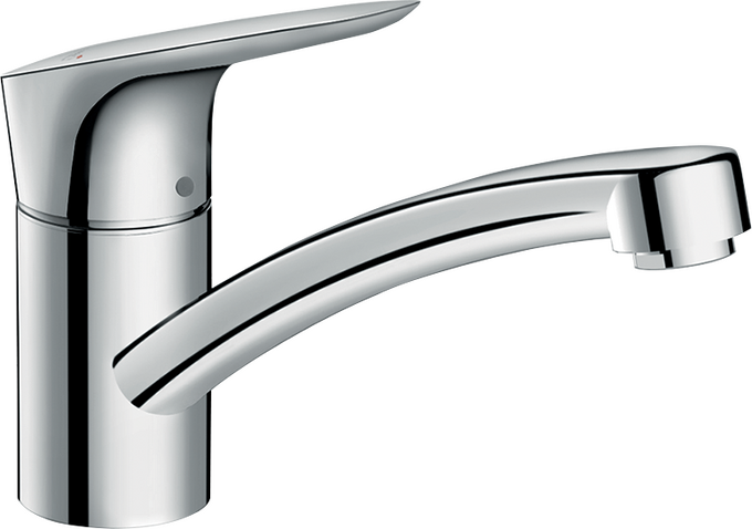 Vòi rửa bát gạt đơn Hansgrohe Logis M31 71831000 Chrome